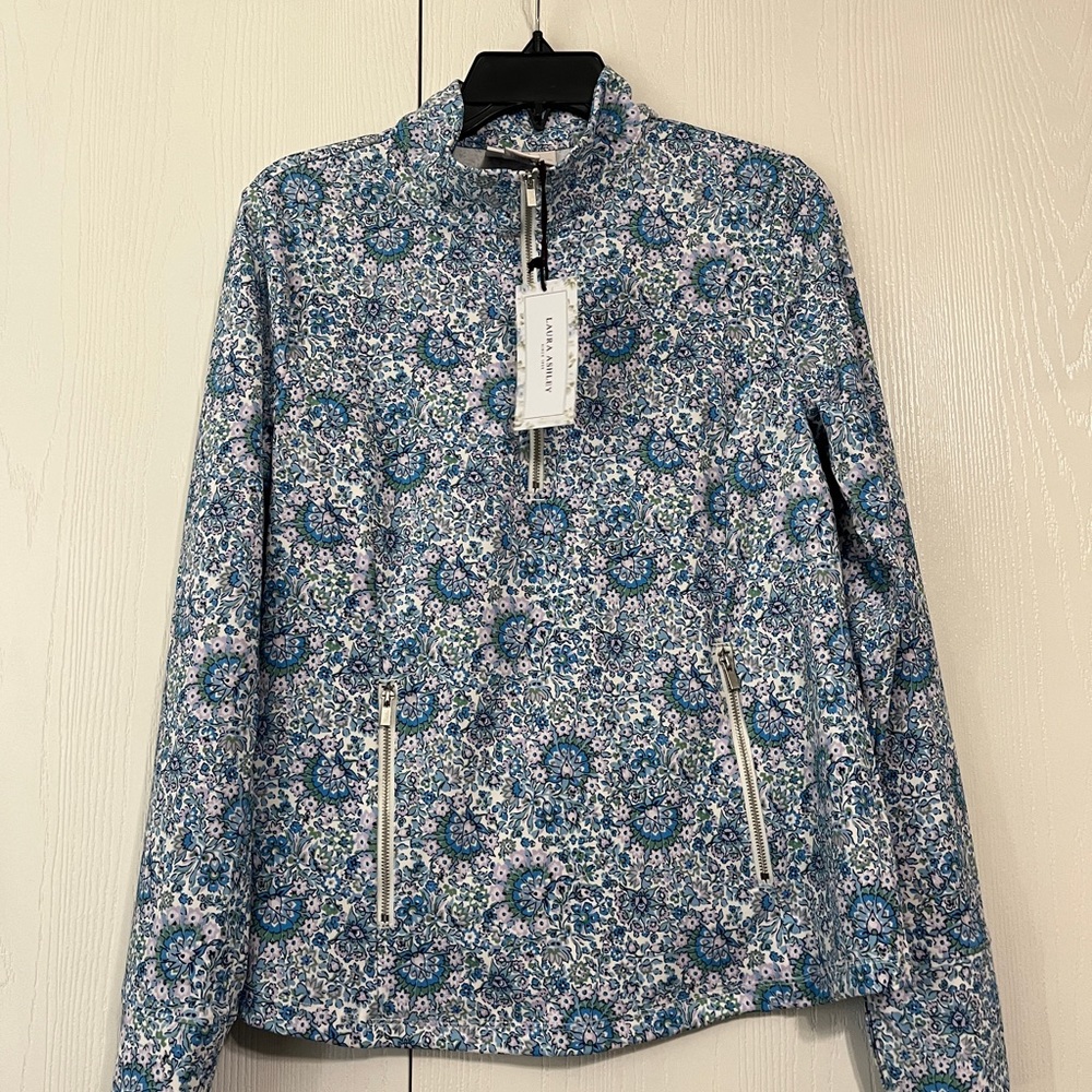 Laura Ashley Tennis/Golf Long Sleeve Zip up (Medium)